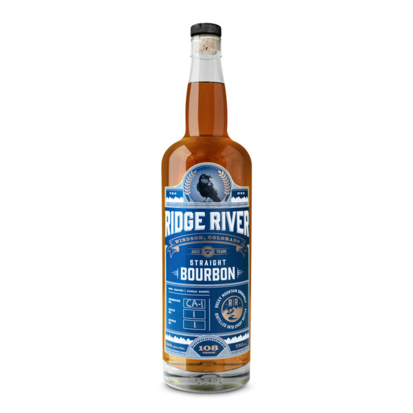 Ridge River Straight Bourbon Bottle 108 Proof